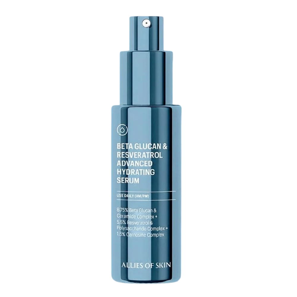 ALLIES OF SKIN Beta Glucan & Resveratrol Advanced Hydrating Serum 30ml - Зволожуюча сироватка з бета-глюканом ALLIES OF SKIN Beta Glucan & Resveratrol Advanced Hydrating Serum 30ml - Зволожуюча сироватка з бета-глюканом